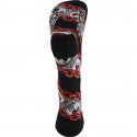 FREEGUN Chaussettes Garçon Coton CHAINE Noir Orange