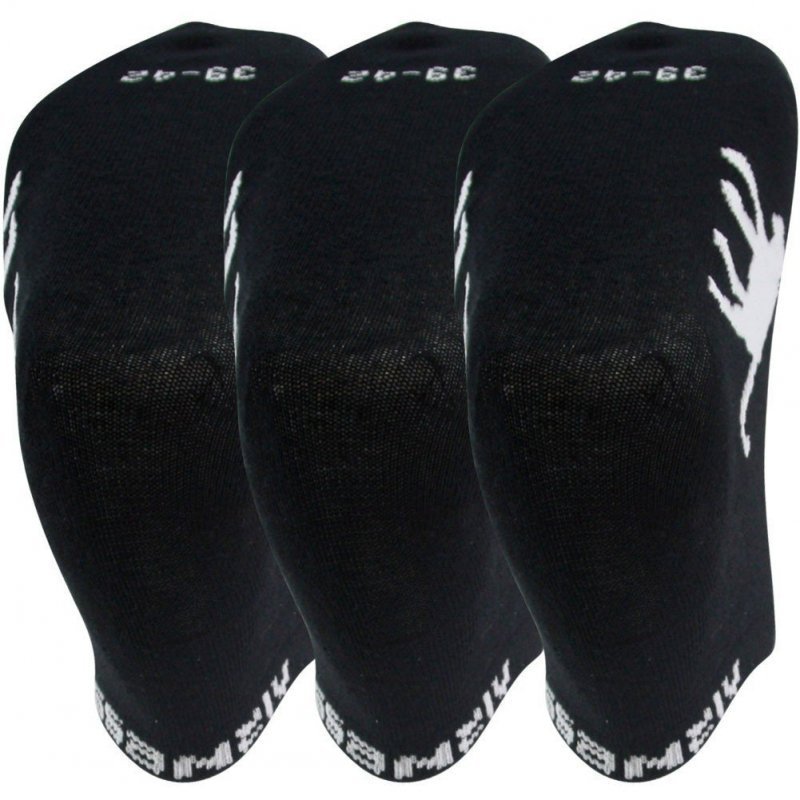 LOT DE 3 Socquettes Chaussettes Enfant Noir et Blanc