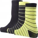 TWINDAY 3 paires Chaussettes Garçon Coton RAYUREUNIE Anthra Jaune