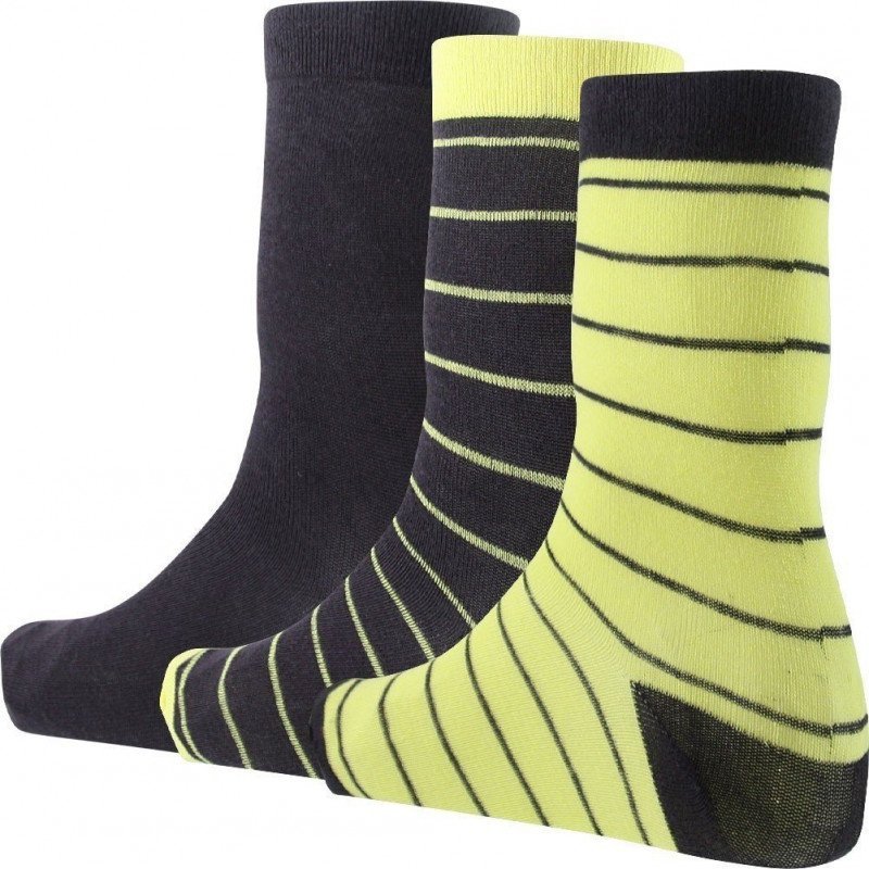 TWINDAY 3 paires Chaussettes Garçon Coton RAYUREUNIE Anthra Jaune