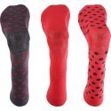 LOT DE 3 Chaussettes Chaussettes Fille Gris et Fuchsia