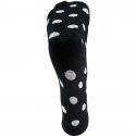 TWINDAY Chaussettes Fille Microfibre FOURRURE POIS Noir