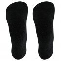 TWINDAY Lot de 2 paires de Chaussettes Fille Microfibre COLORASSOR Noir Noir