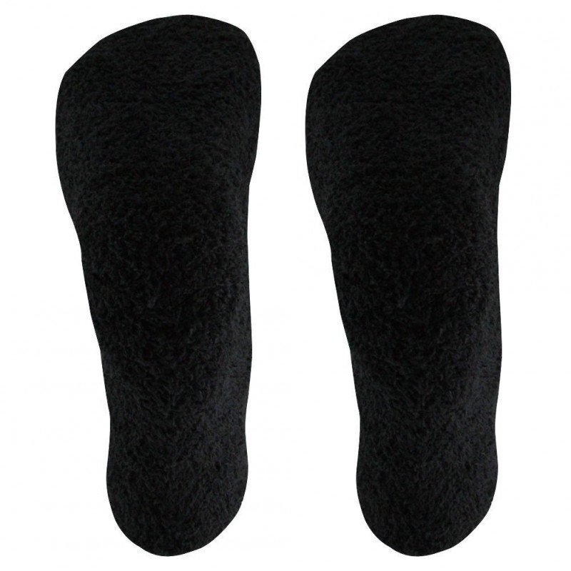 TWINDAY 2 paires Chaussettes Fille Microfibre COLORASSOR Noir