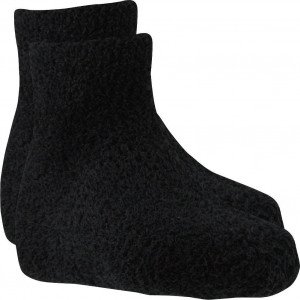 TWINDAY 2 paires Chaussettes Fille Microfibre COLORASSOR Noir