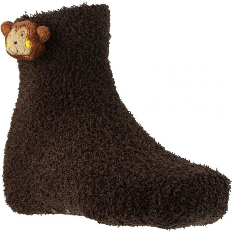 TWINDAY Chaussettes Garçon Microfibre ABSTETE Chocolat