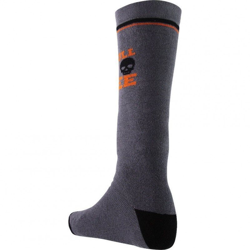 SOCKS EQUIPEMENT Chaussettes Hautes Garçon Coton FREERIDE Gris