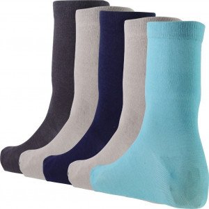 TWINDAY 5 paires de Chaussettes Garçon Coton FASHION Gris Bleu