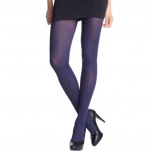 DIM Collant Femme Opaque STYLE VELOUTE Marine 40D