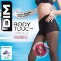 DIM Collant Femme Transparent RESIST BODY TOUCH Noir 20D