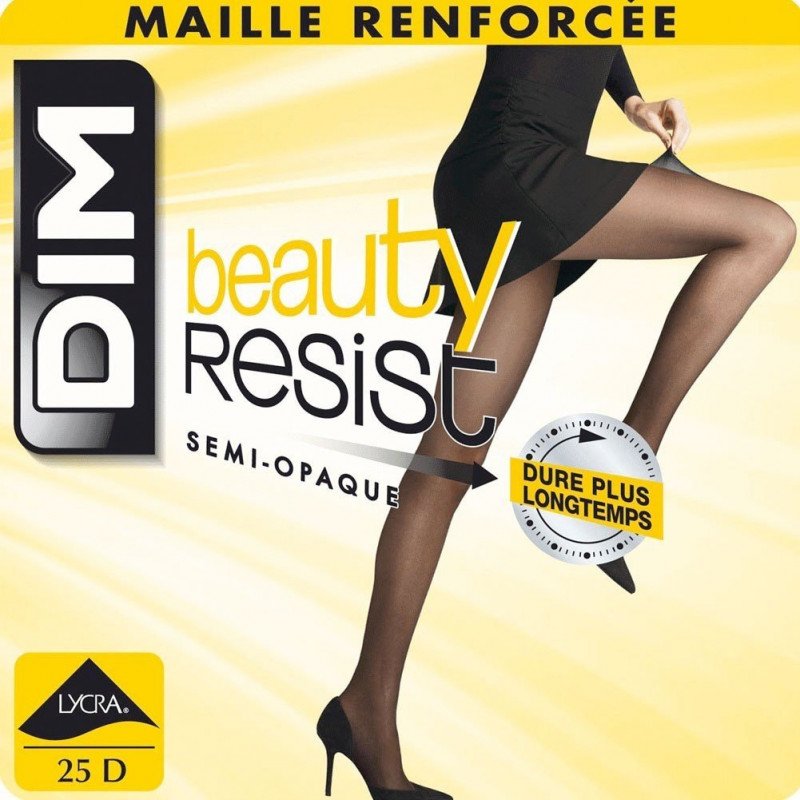 Collants Femme SEMI OPAQUE RESIST Noir et Uni