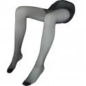 Collants Femme SEMI OPAQUE RESIST Noir et Uni