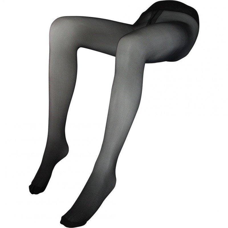 DIM Collant Femme Semi-opaque JAMBES FUSELEES DIAMS Noir 25D