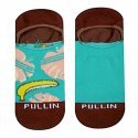 LOT DE 2 Socquettes Chaussettes Mixte LIBIDO Vert et Marron