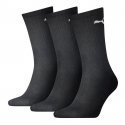 PUMA Lot de 3 paires de Chaussettes Enfant Coton SPORTCREW Noir