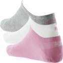 PUMA Lot de 3 paires de Socquettes Femme Coton SNEAKERS Prism Pink
