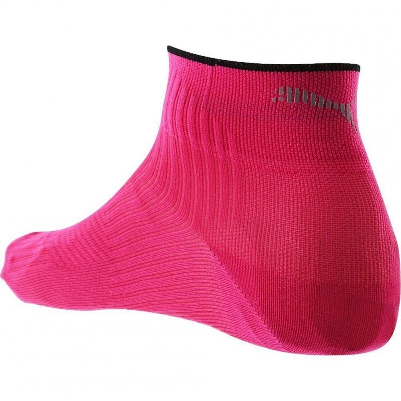 Socquettes Femme RUN Rose et Noir