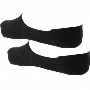 PUMA Lot de 2 paires d'Invisibles Mixte Coton FOOTIES Noir