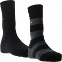 TOMMY HILFIGER Lot de 2 paires de Chaussettes Homme Coton RUGBY Noir