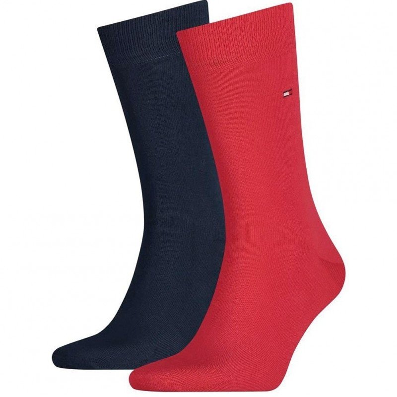 TOMMY HILFIGER Lot de 2 paires de Chaussettes Homme Coton CLASSIC Original