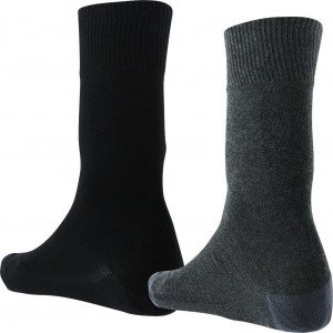 LEVI'S 2 paires de Chaussettes Homme Coton REGULAR Ombre Blue