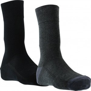 LEVI'S 2 paires de Chaussettes Homme Coton REGULAR Ombre Blue