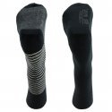 LOT DE 2 Chaussettes Chaussettes Homme STRIPE Noir et Gris