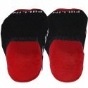 PULL IN Lot de 2 paires de Socquettes Mixte Coton FLAGBLACK Noir Rouge Blanc
