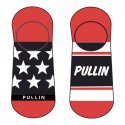 PULL IN Lot de 2 paires de Socquettes Mixte Coton FLAGBLACK Noir Rouge Blanc