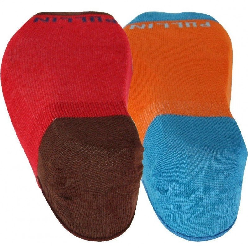 LOT DE 2 Socquettes Chaussettes Mixte BEBAR Rouge et Orange