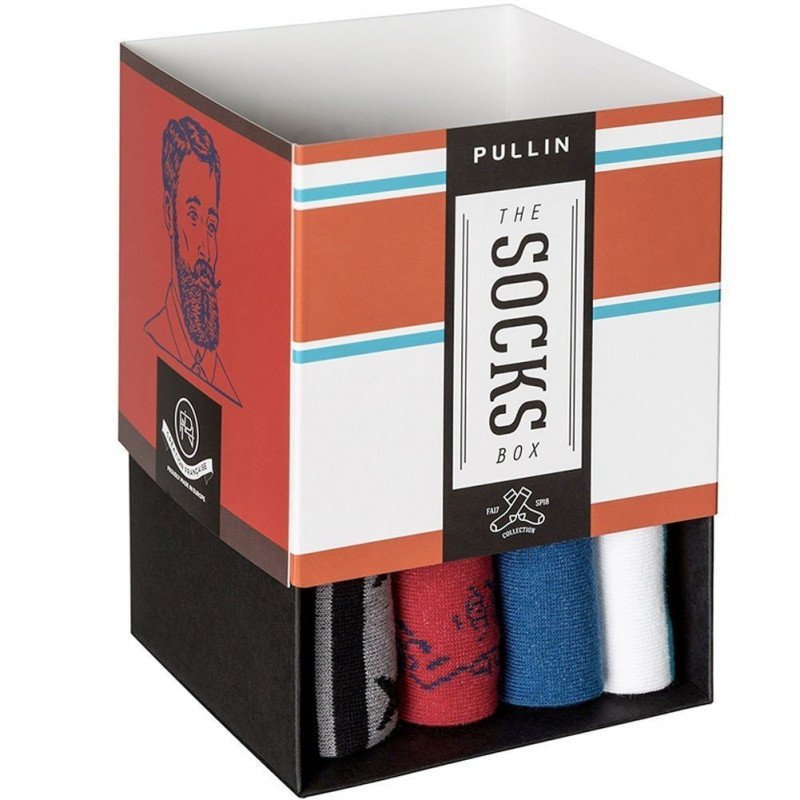 PULL IN Lot de 4 paires de Chaussettes Mixte Coton PACK21 Multicolore