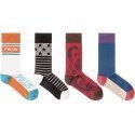 PULL IN Lot de 4 paires de Chaussettes Mixte Coton PACK21 Multicolore