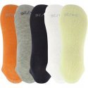 LOT DE 5 Socquettes Chaussettes Garçon LESUNIES Vert et Orange