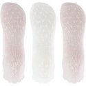 TWINDAY 3 paires Chaussettes Bébé Fille Coton UNIEPOIS Rose Blanc