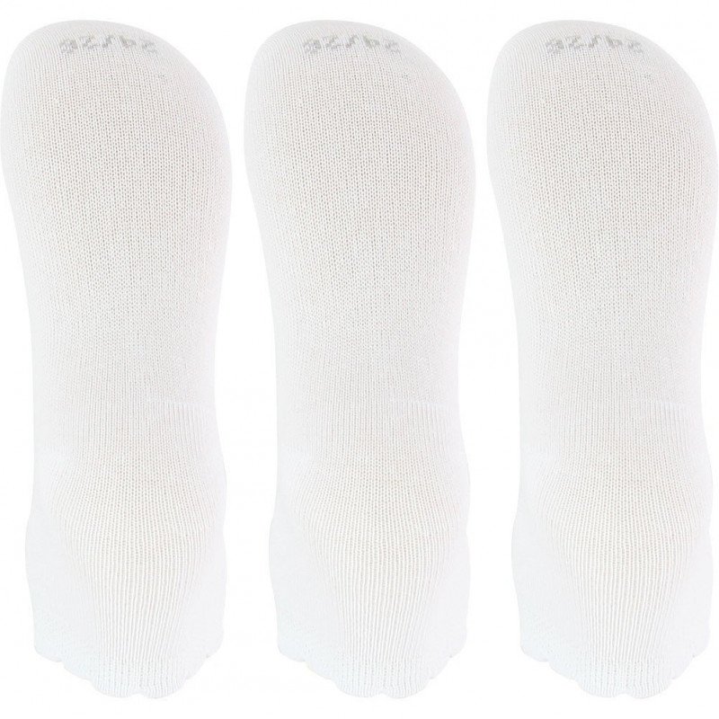LOT DE 3 Socquettes Chaussettes Fille BORDCAPETINE Blanc et Uni