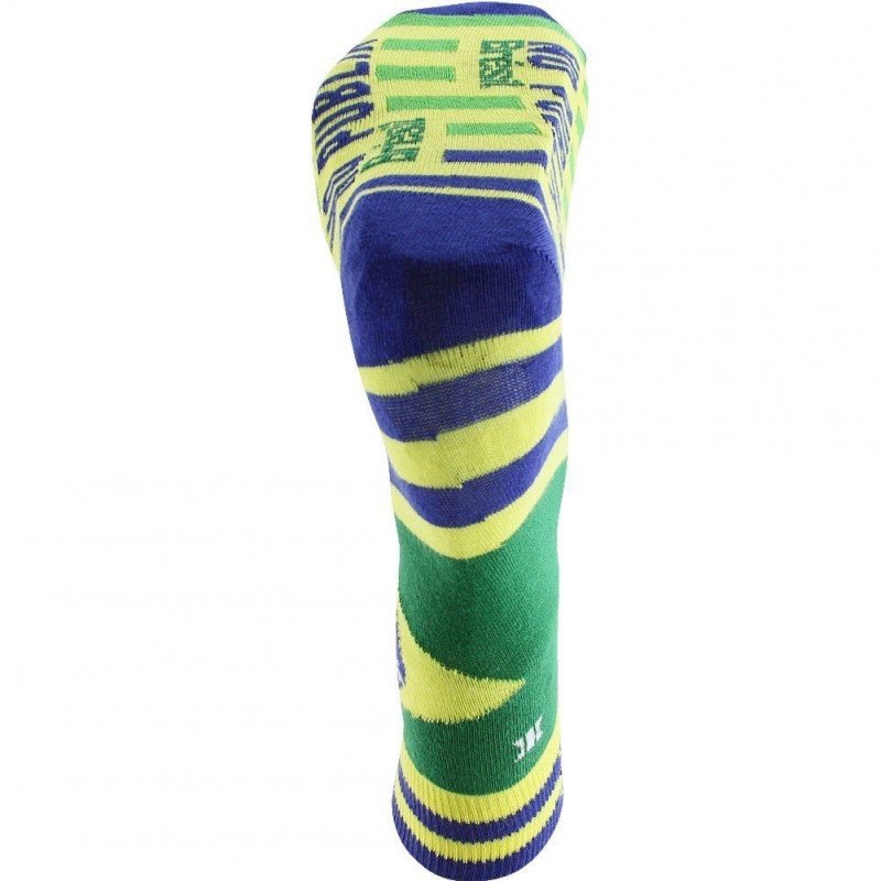 Chaussettes Homme BRESIL Bleu et Jaune