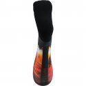 Chaussettes Hautes Mixte LONGKOKOMO Noir et Rouge