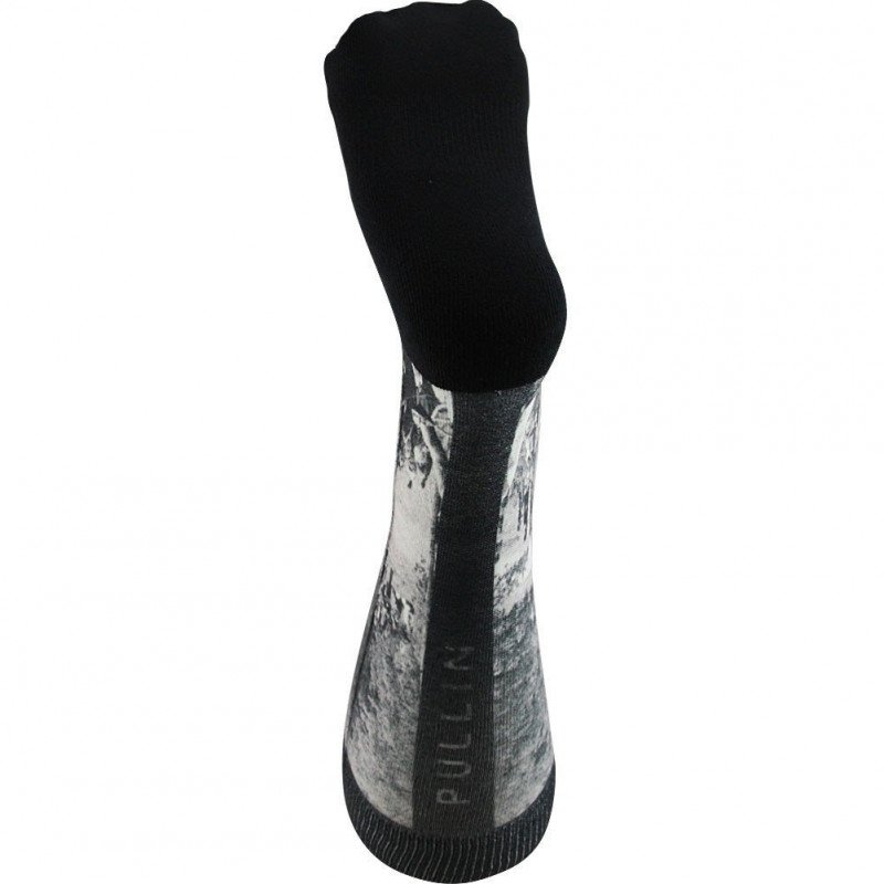 Chaussettes Hautes Mixte LONGCROSS Noir et Gris