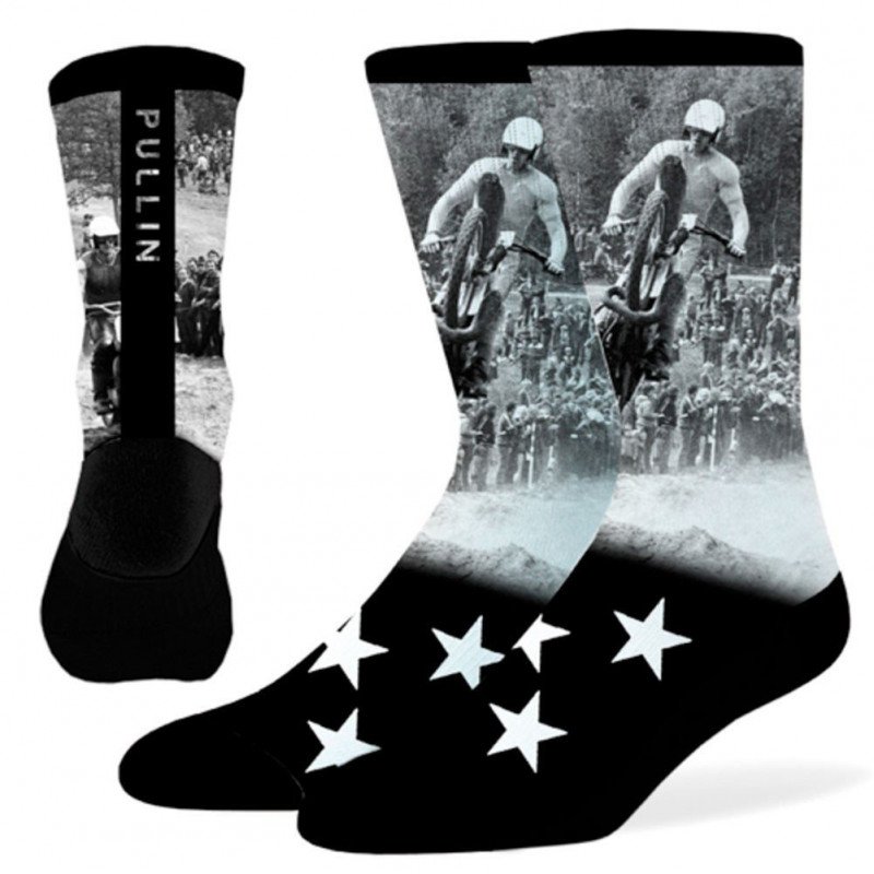 Chaussettes Hautes Mixte LONGCROSS Noir et Gris