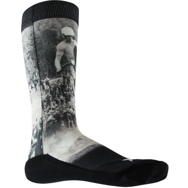 Chaussettes Hautes Mixte LONGCROSS Noir et Gris