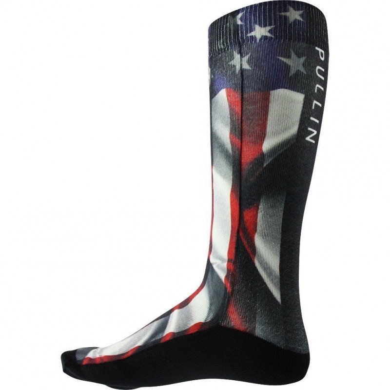 Chaussettes Hautes Mixte LONGFIER Noir et Blanc