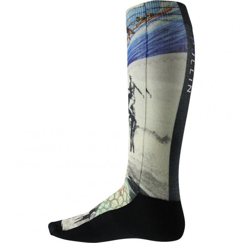 Chaussettes Hautes Mixte LONGHAWIIKIKI Noir et Gris