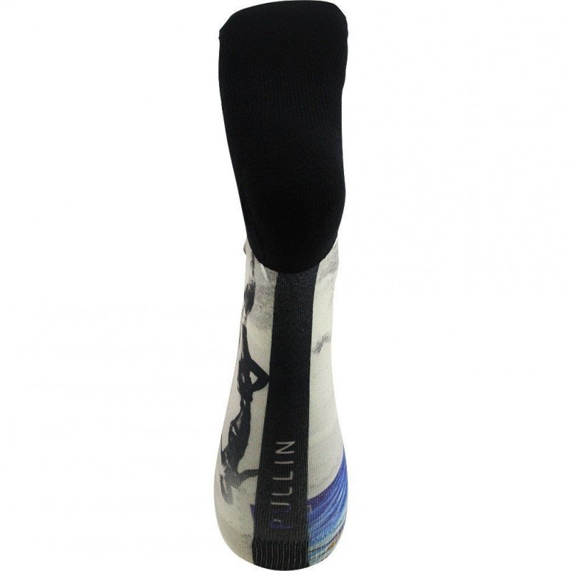 Chaussettes Hautes Mixte LONGHAWIIKIKI Noir et Gris