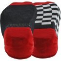 PULL IN Lot de 2 paires de Socquettes Mixte Coton DEADLIFE Blanc Noir