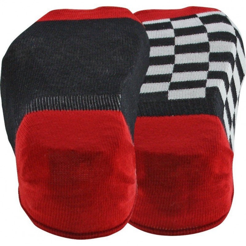 PULL IN Lot de 2 paires de Socquettes Mixte Coton DEADLIFE Blanc Noir