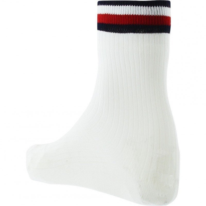 TOMMY HILFIGER Chaussettes Femme Coton LOVEPATCHES Blanc