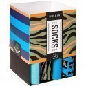LOT DE 4 Chaussettes Chaussettes Mixte PACK26 Bleu et Kaki
