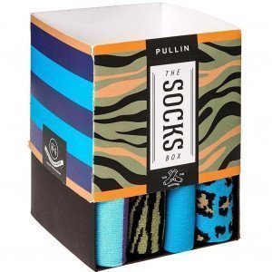 PULL IN 4 paires de Chaussettes Mixte Coton PACK26 Bleu Kaki