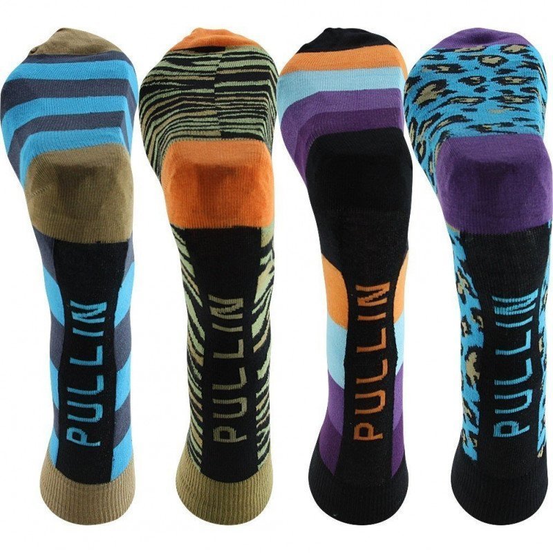 LOT DE 4 Chaussettes Chaussettes Mixte PACK26 Bleu et Kaki