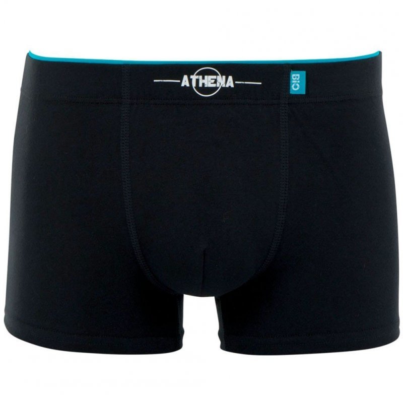 ATHENA Boxer Homme Coton BEAUETBIO Noir